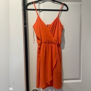 NWT Bar III orange dress